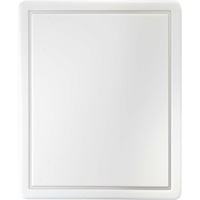 Deska ke krájení s výřezem z bílého polypropylenu 32,5x26,5x1,2 cm |  STALGAST, 341325