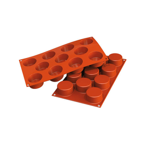 Formy na moučníky a dezerty SF204 SMALL CYLINDERS | SILIKOMART, Round