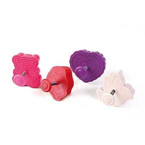 Sada 4 vykrajovátek - CUTTER LOVE, 50x43x18 mm | SILIKOMART, Baby Cutter