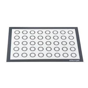 Silikonová podložka s vyznačenými kolečky na makronky 40x4,5 cm, 60x40 cm | SILIKOMART, Fiberglass