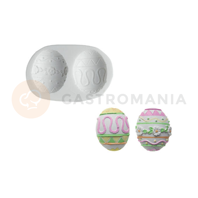 Forma na cukrovou hmotu SLK 039 - velikonoční vajíčko, 53x43 mm | SILIKOMART, Sugarflex Eggs