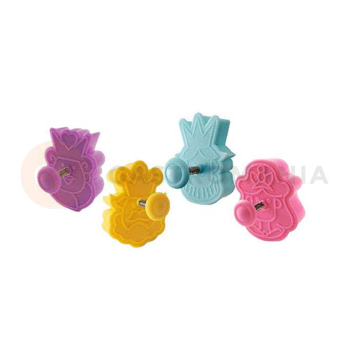 Sada 4 vykrajovátek - CUTTER ROYAL FAMILY, 53x42x18 mm | SILIKOMART, Baby Cutter
