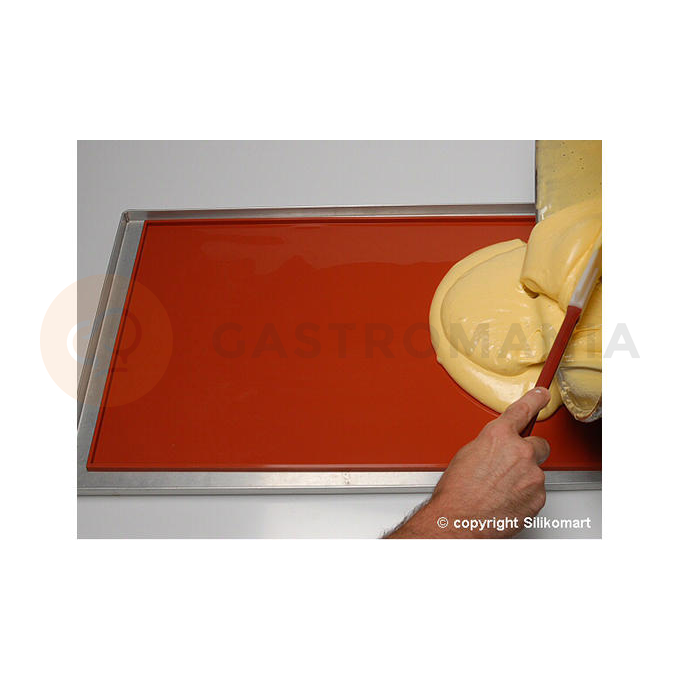 Silikonová podložka na pečení s okrajem 422x352x8 mm | SILIKOMART, Tapis Roulade 01