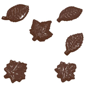 Forma k vytvoření čokoládových dekorací - listy, 7 ks - 90-13064 | MARTELLATO, Choco Light