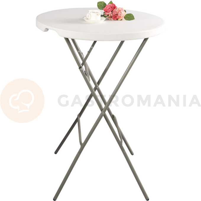 Cateringový stůl, barový, kulatý, skládací 800x1100 mm | STALGAST, 950141