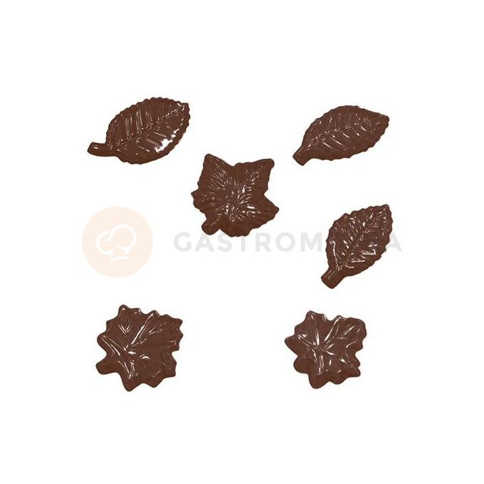 Forma k vytvoření čokoládových dekorací - listy, 7 ks - 90-13064 | MARTELLATO, Choco Light