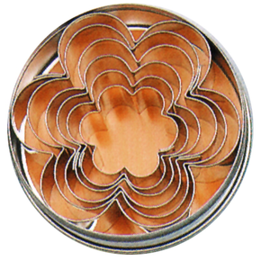 Vykrajovátka, květina Ø 40-95x30 mm | CONTACTO, 636/006