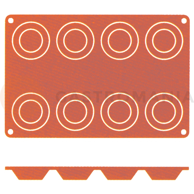 Silikonová forma na Terte, Ø 60x17 mm | CONTACTO, 6632/068