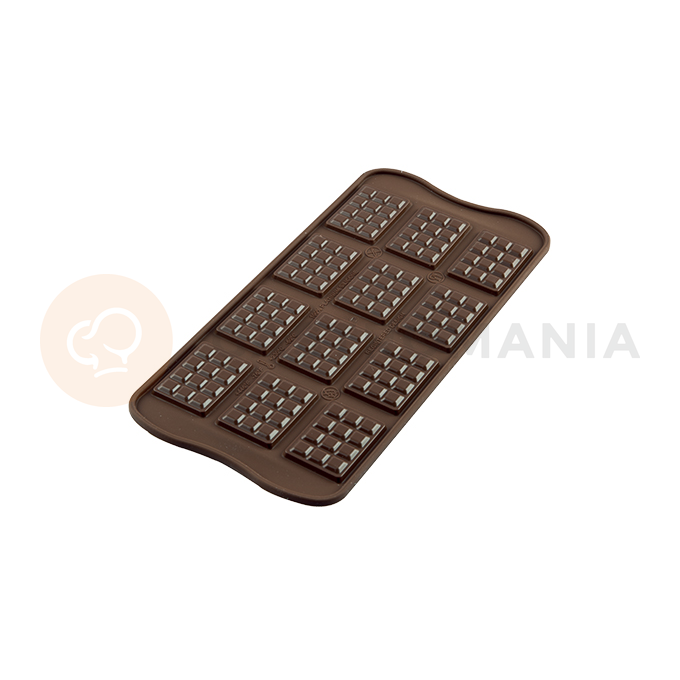 Forma na čokoládu a pralinky - tabulky, 38x28x4,5 mm, 3,5 ml - SCG11 Tablette | SILIKOMART, Easychoc
