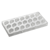 Tritanová forma na pralinky - 21 ks, 43x25x17 mm, 10 gr - PC41FR | PAVONI, Bonbons