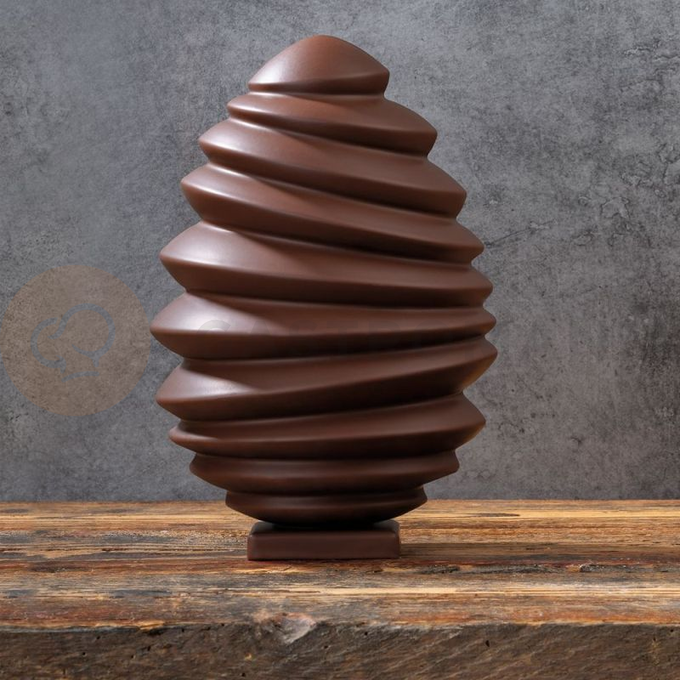 Forma na čokoládu - velikonoční vajíčko, 137x137x212 mm, 300 g - KT187 | PAVONI, Pagoda