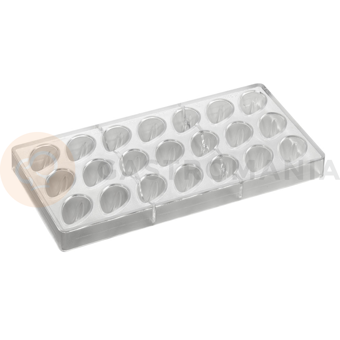 Tritanová forma na pralinky - 21 ks, 43x25x17 mm, 10 gr - PC41FR | PAVONI, Bonbons