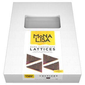 Dekoracja z czekolady, kratka format A4 250x360 mm - 11 szt. | MONA LISA, CHD-GD-19838E0-999