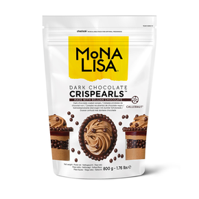 Dekorační posypové kuličky Crispearls&amp;#x2122; v hořké čokoládě, 0,8 kg | MONA LISA, CHD-CC-CRISPE0-02B