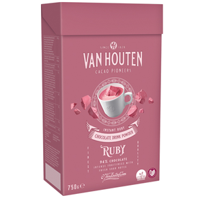 Horká čokoláda v prášku růžová 94% Ruby, 0,75 kg | VAN HOUTEN, VM-54621-V99