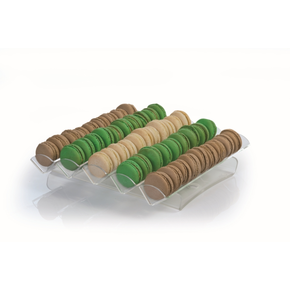 Stojan na makronky - 315 mm x 325 mm x 65 mm - AG05801 | MARTELLATO, PLEXIGLASS DISPLAYS MACARON