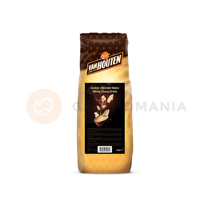 Horká, bílá čokoláda v prášku 34% White Choco Drink, 0,75 kg | VAN HOUTEN, VM-75970-V46