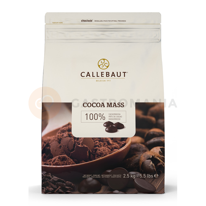 Kakaová hmota 100%, 2,5 kg  | CALLEBAUT, CM-CAL-E4-U70