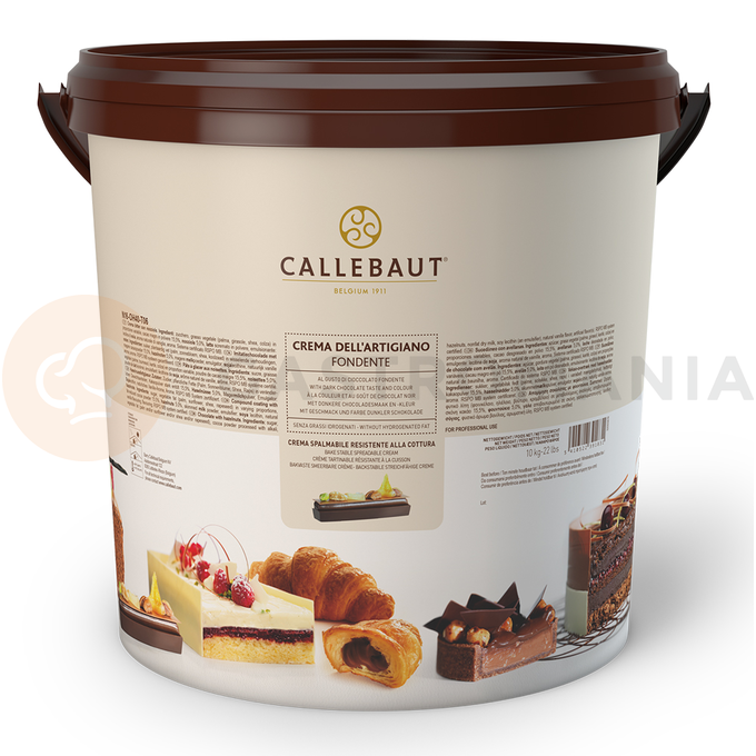 Krém na pečení s příchutí a barvou hořké čokolády Fondente, 10 kg  | CALLEBAUT, N16-OH40-T06