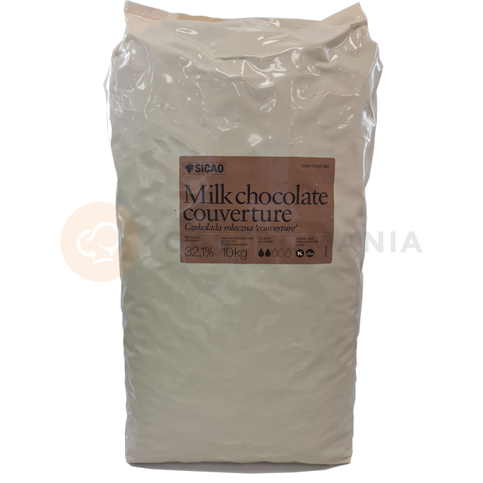 Mléčná čokoláda 32,1% 10 kg balení | SICAO, CHM-T92941-86A