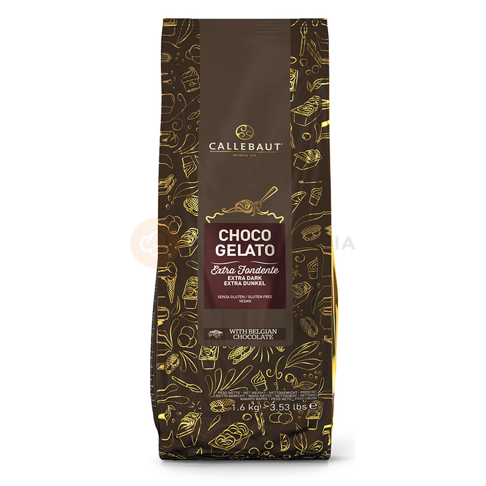 Směs na čokoládovou zmrzlinu Choco Gelato Extra Fondente, 1,6 kg  | CALLEBAUT, MXD-ICE60-V99