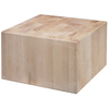 Dřevěný špalek bez podstavce 500x500x250 mm | CONTACTO, 3644/505