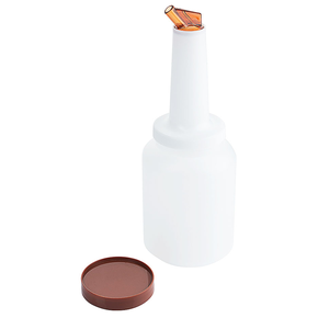 Barmanský dávkovač z polypropylenu, 2 l, bílo-hnědý | CONTACTO, 5843/201