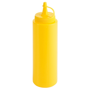 Dávkovač na omáčky polyethylenový, 0,25 l, žlutý | CONTACTO, 1460/253