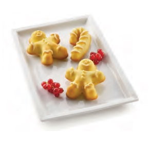 Forma silikonowa SF106 GINGERBREAD MAN - 6 gniazd | SILIKOMART, Christmas inspiration
