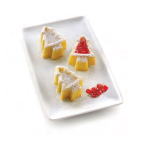 Forma silikonowa SF108 PINO - 8 x choinka 81 ml | SILIKOMART, Christmas inspiration
