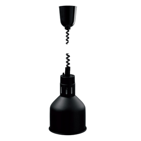 Infra lampa závěsná, černá Ø 180 mm | GASTRO-TIP, 7230374