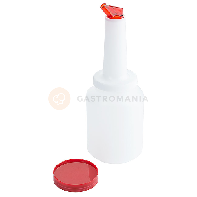Barmanský dávkovač z polypropylenu, 2 l, bílo-červený | CONTACTO, 5843/205