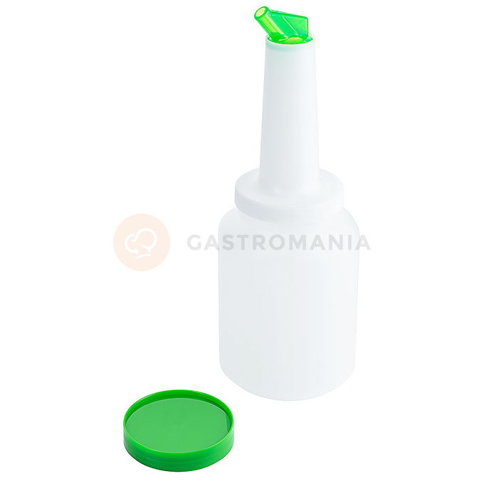 Barmanský dávkovač z polypropylenu, 2 l, bílo- zelený | CONTACTO, 5843/209