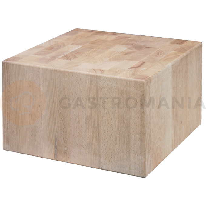 Dřevěný špalek bez podstavce 300x300x200 mm | CONTACTO, 3644/303