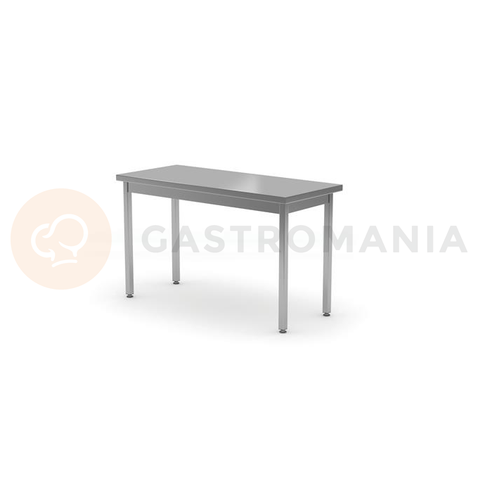 Stół roboczy przyścienny z półką - skręcany, o wym. 1800x700x850 mm | HENDI, 812761