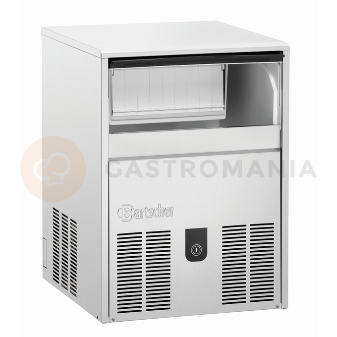 Výrobník kostkové ledu 38 kg/24 h, Chlazení vzduchem, systém rozprašování, 545x400x690 mm | BARTSCHER, B 38 Plus