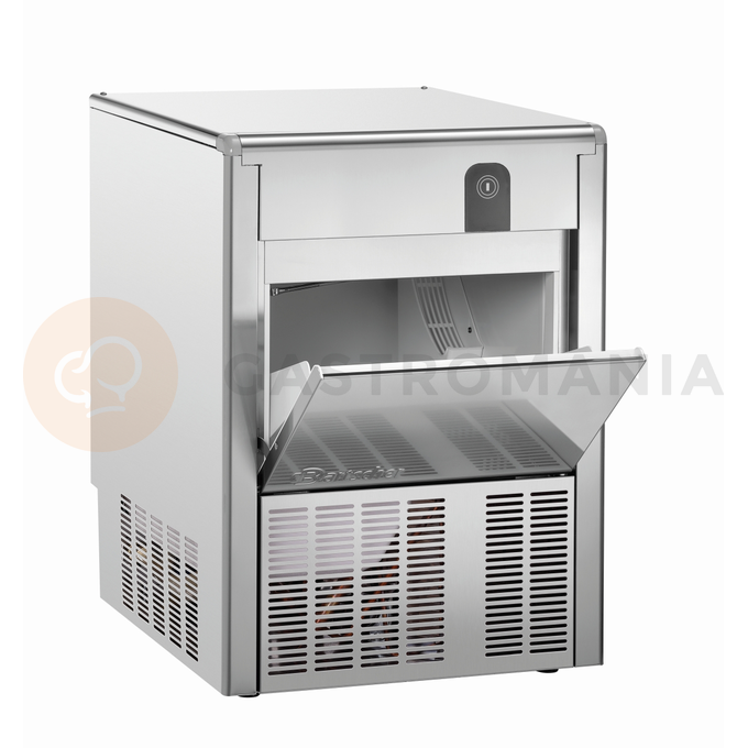 Výrobník kostkové ledu 45 kg/24 h, Chlazení vzduchem, lopatkový systém, 500x600x705 mm | BARTSCHER, Q 46