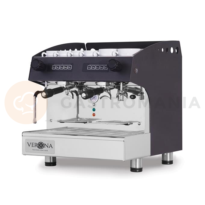 Kávovar JULIA Compact, dvoupákový, automatický, černý | VERONA, 207499
