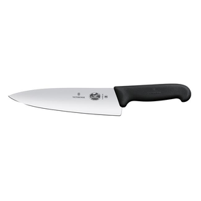Profi kuchyňský nůž, 20 cm, černý | VICTORINOX, Fibrox, 5.2063.20