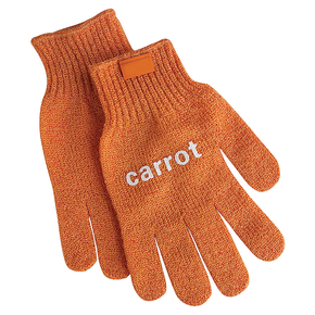 Rękawice do czyszczenia marchewek, pomarańczowe | CONTACTO, 6537/009