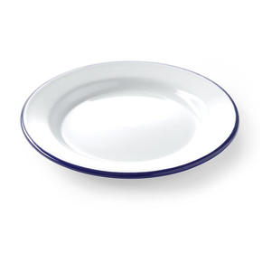 Smaltovaný mělký talíř, průměr 200 mm | HENDI, 621226