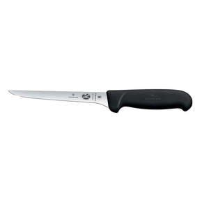 Vykosťovací nůž se zahnutou čepelí, 15 cm, černý | VICTORINOX, Fibrox, 5.6413.15