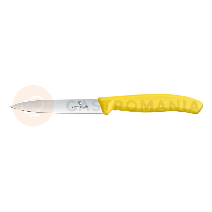 Nůž na zeleninu, hladký, 10 cm, žlutý | VICTORINOX, Swiss Classic, 6.7706.L118