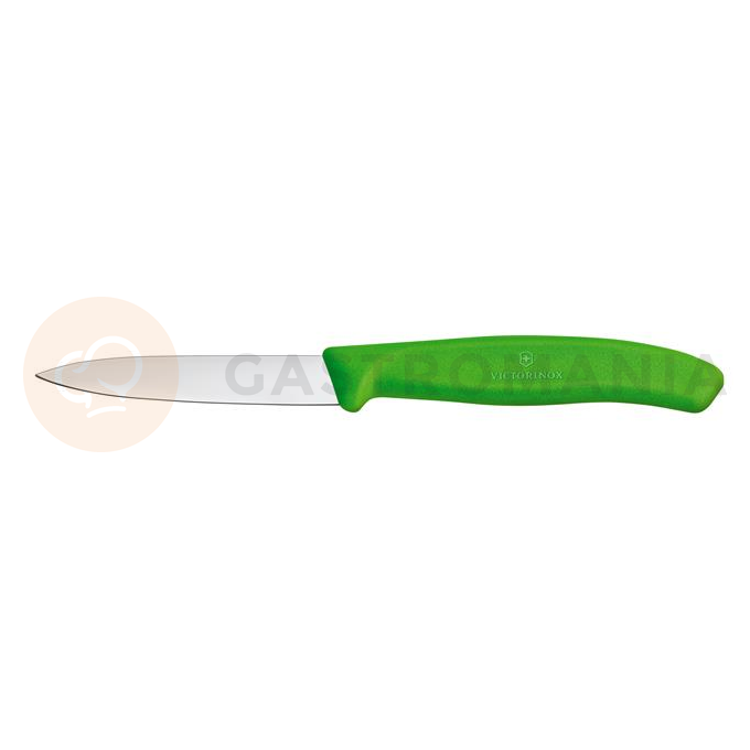Nůž na zeleninu, hladký, 8 cm, zelený | VICTORINOX, Swiss Classic, 6.7606.L114