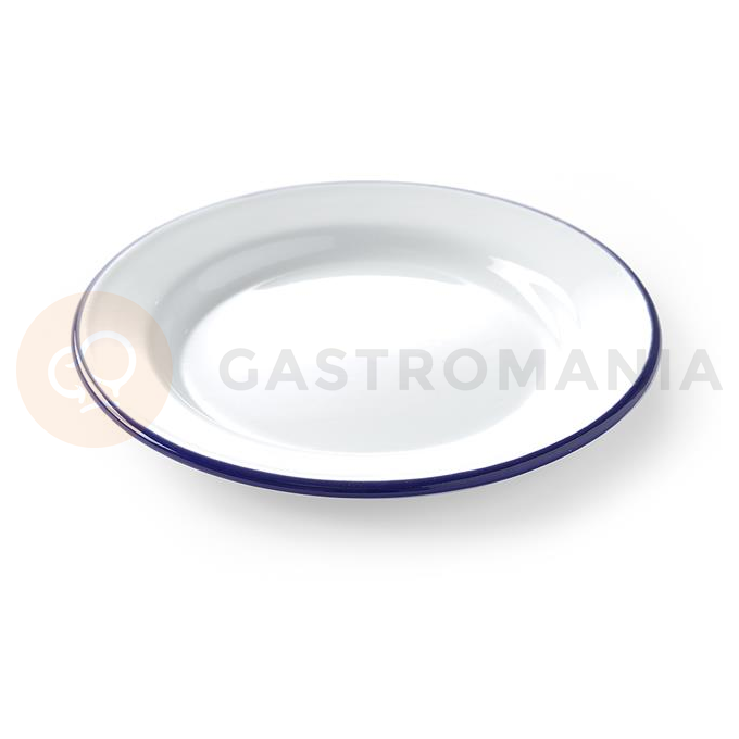 Smaltovaný mělký talíř, průměr 200 mm | HENDI, 621226