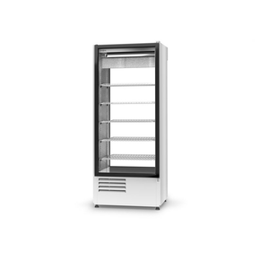 Chladící skříň oboustranně prosklenná s křídlovými dveřmi, zámek dveří ze strany zákazníka, dolní agregát, 3 kl., 625x720x2000 mm | RAPA, SCh - 2S 625