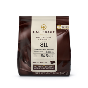 Hořká čokoláda 54,5% Callets&amp;#x2122; 0,4 kg balení | CALLEBAUT, 811-E0-D94