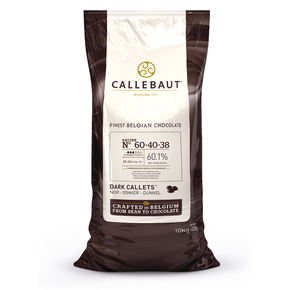 Hořká čokoláda 60,1% Callets&amp;#x2122; 10 kg balení | CALLEBAUT, 60-40-38NV-01B