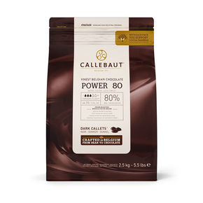Hořká čokoláda 80,5% Callets&amp;#x2122; 2,5 kg balení | CALLEBAUT, 80-20-44-E4-U71