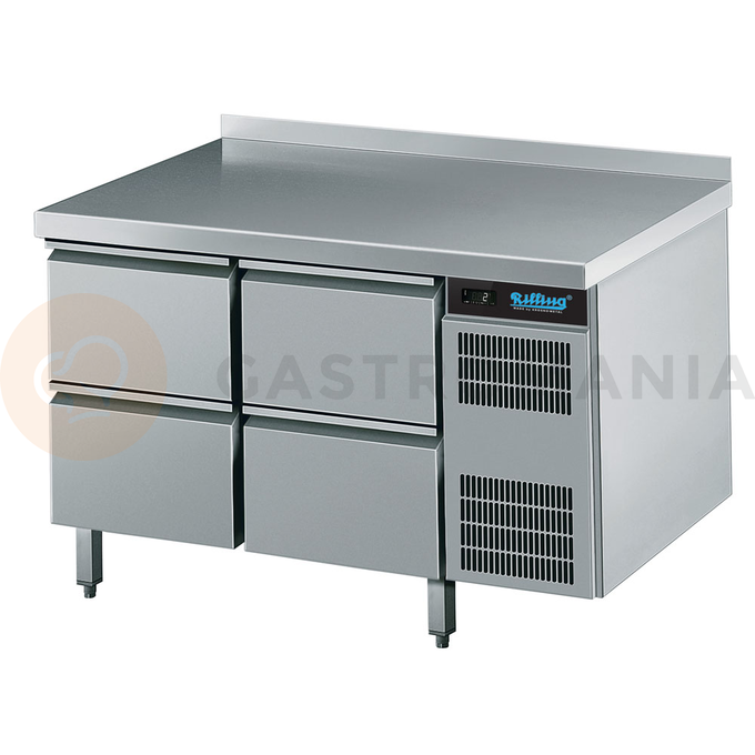 Chladící stůl 4 zásuvky 270 l, 1250x700x850 mm | RILLING, AKT EK721 1601-2/2